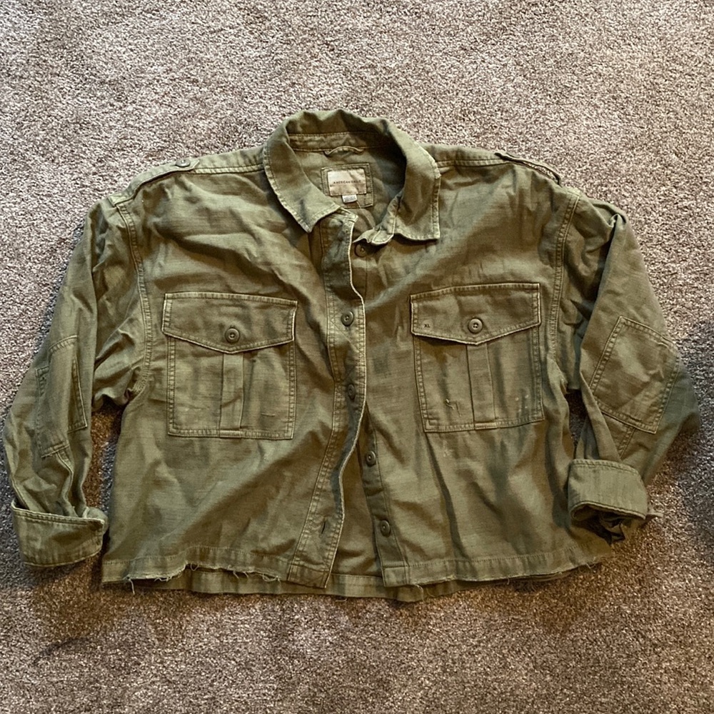 Army Green Jacket - American Eagle